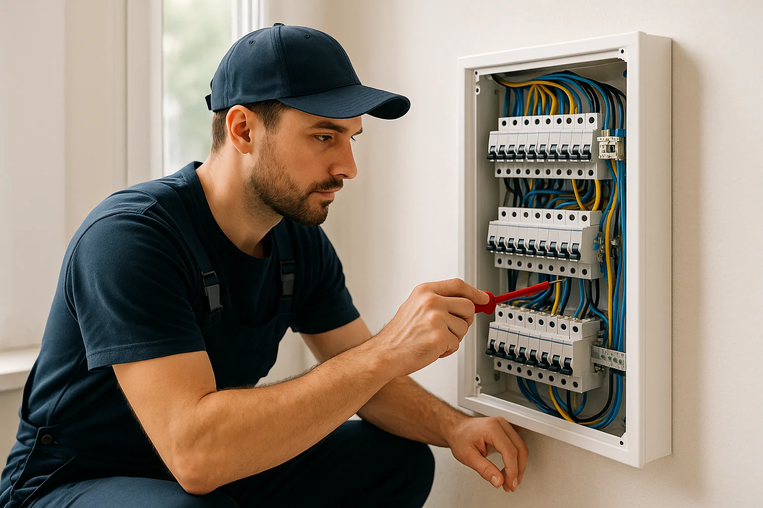 Service Électricité – illustration chantier