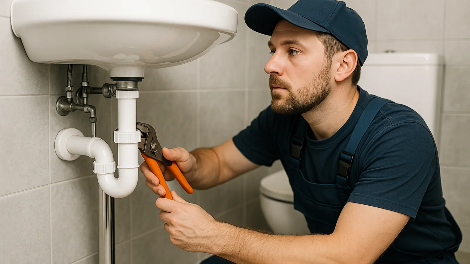 Service Plomberie – illustration chantier